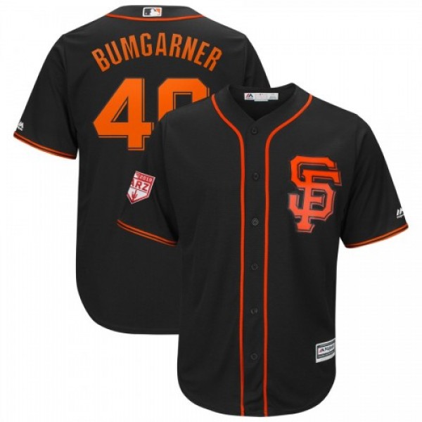 San Francisco Giants #40 Madison Bumgarner Black 2...