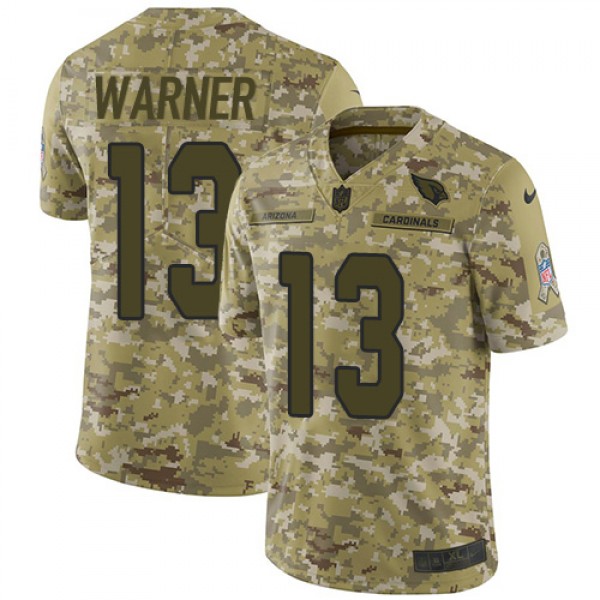 Nike Arizona Cardinals #13 Kurt Warner Camo Men�...