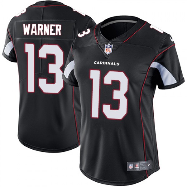 Nike Arizona Cardinals #13 Kurt Warner Black Alter...