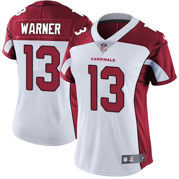 Nike Arizona Cardinals #13 Kurt Warner White Women...