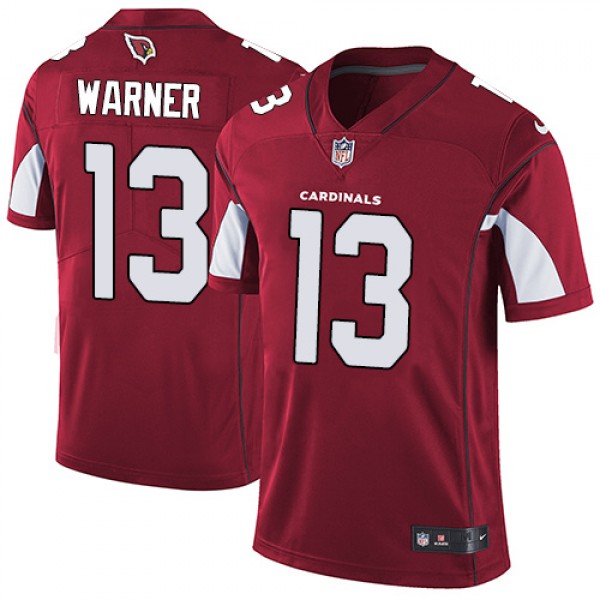 Nike Arizona Cardinals #13 Kurt Warner Red Team Co...
