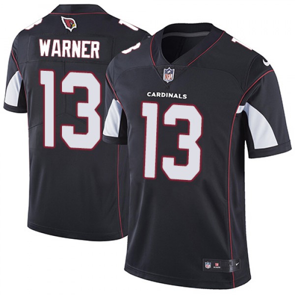 Nike Arizona Cardinals #13 Kurt Warner Black Alter...