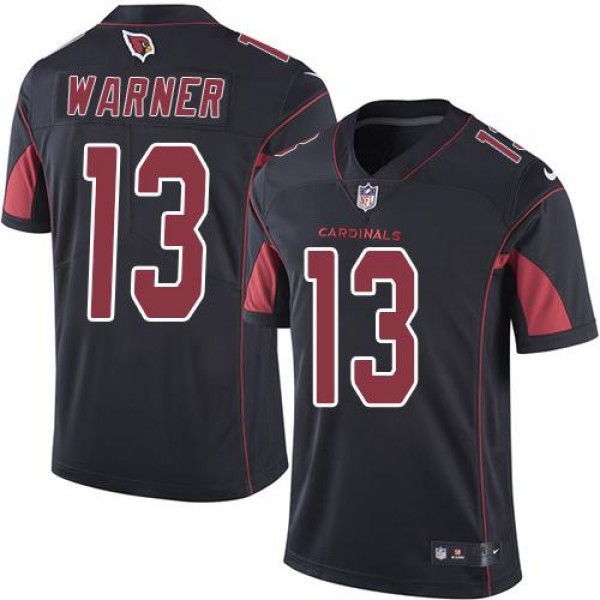 Nike Arizona Cardinals #13 Kurt Warner Black Youth...