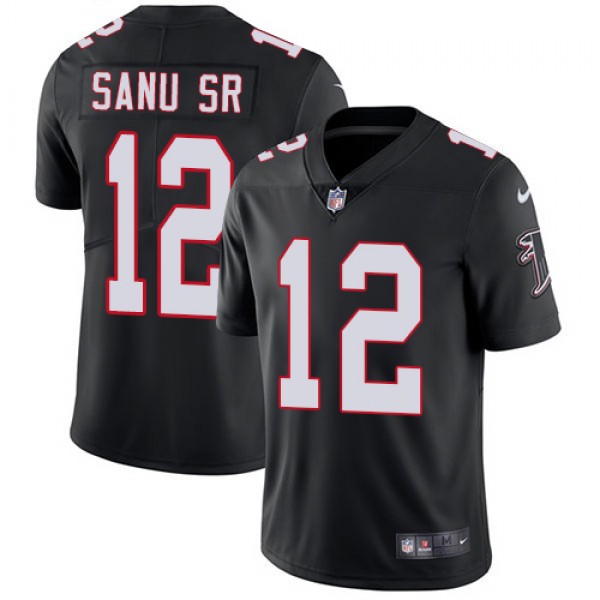 Nike Atlanta Falcons #12 Mohamed Sanu Sr Black Alt...