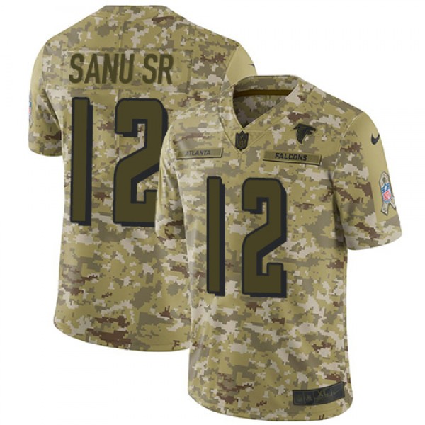 Nike Atlanta Falcons #12 Mohamed Sanu Sr Camo Men&...