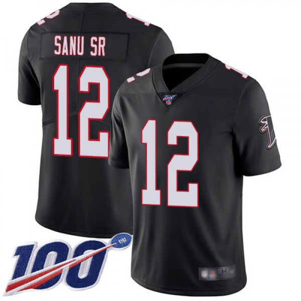 Nike Atlanta Falcons #12 Mohamed Sanu Sr Black Alt...