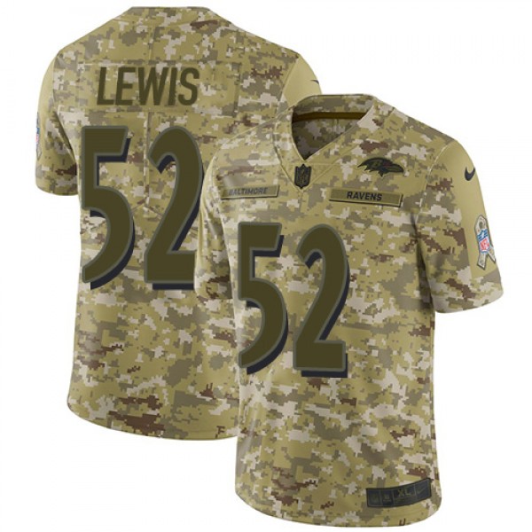 Nike Baltimore Ravens #52 Ray Lewis Camo Men'...