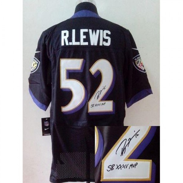 Nike Baltimore Ravens #52 Ray Lewis Black Alternat...