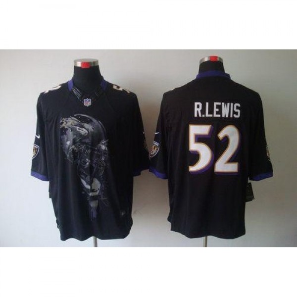 Nike Baltimore Ravens #52 Ray Lewis Black Alternat...