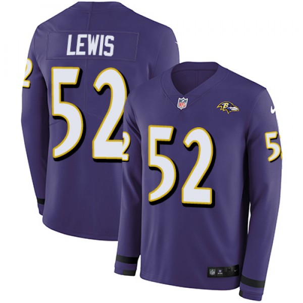 Nike Baltimore Ravens #52 Ray Lewis Purple Team Co...