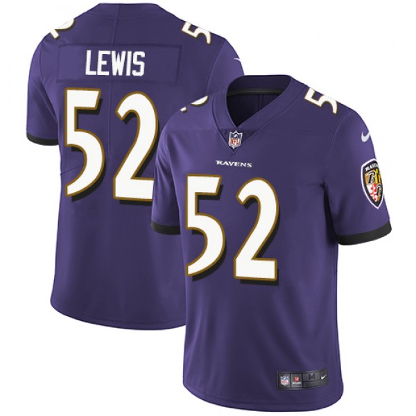 Nike Baltimore Ravens #52 Ray Lewis Purple Team Co...