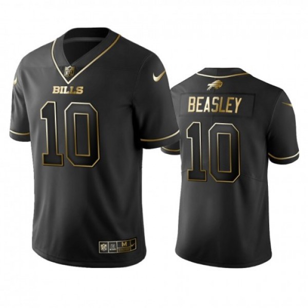 Nike Buffalo Bills #10 Cole Beasley Black Golden L...