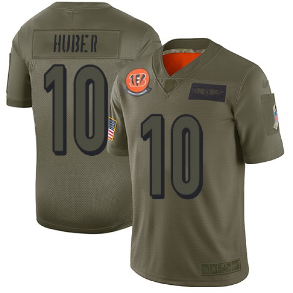 Nike Cincinnati Bengals #10 Kevin Huber Camo Men&#...