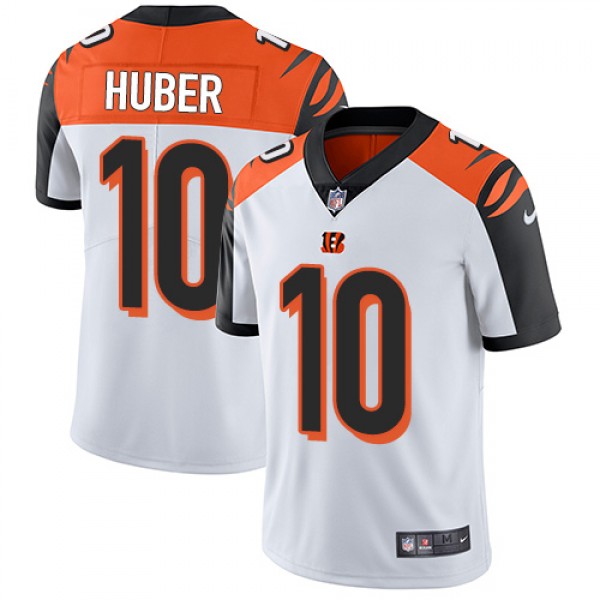 Nike Cincinnati Bengals #10 Kevin Huber White Men&...