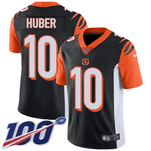 Nike Cincinnati Bengals #10 Kevin Huber Black Team...