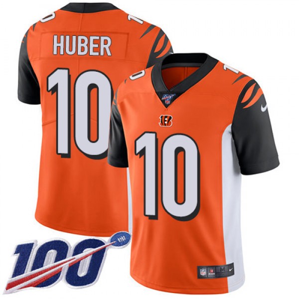 Nike Cincinnati Bengals #10 Kevin Huber Orange Alt...