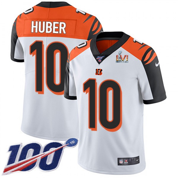 Nike Cincinnati Bengals #10 Kevin Huber White Supe...