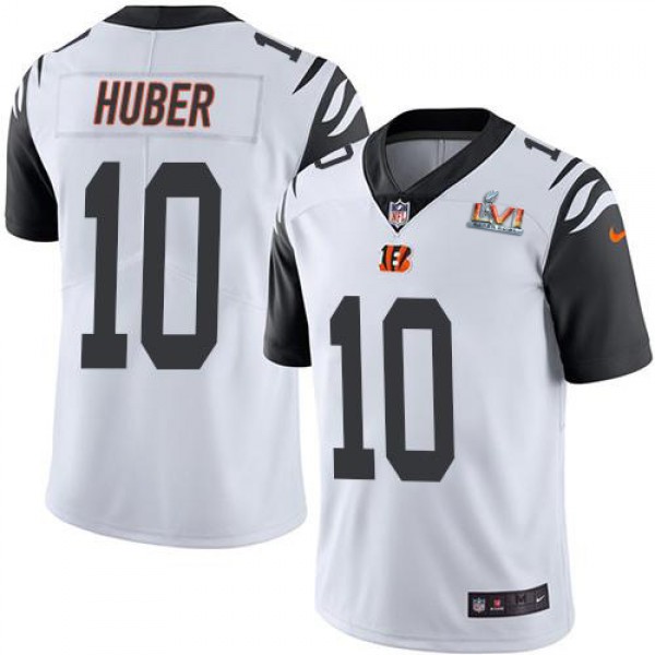 Nike Cincinnati Bengals #10 Kevin Huber White Supe...