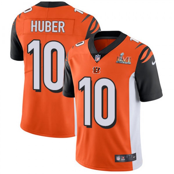Nike Cincinnati Bengals #10 Kevin Huber Orange Alt...