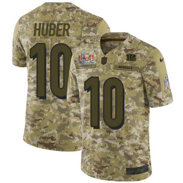 Nike Cincinnati Bengals #10 Kevin Huber Camo Super...