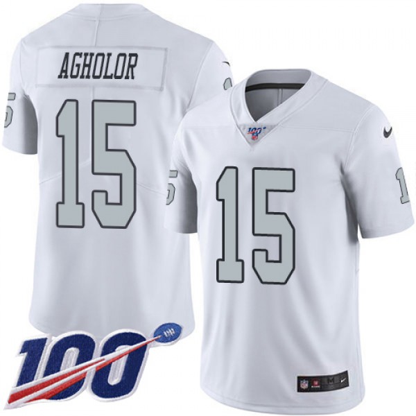 Nike Las Vegas Raiders #15 Nelson Agholor White Me...