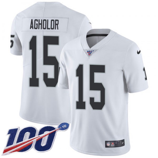 Nike Las Vegas Raiders #15 Nelson Agholor White Me...