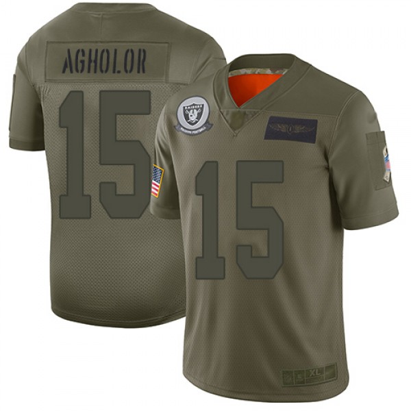Nike Las Vegas Raiders #15 Nelson Agholor Camo Men...