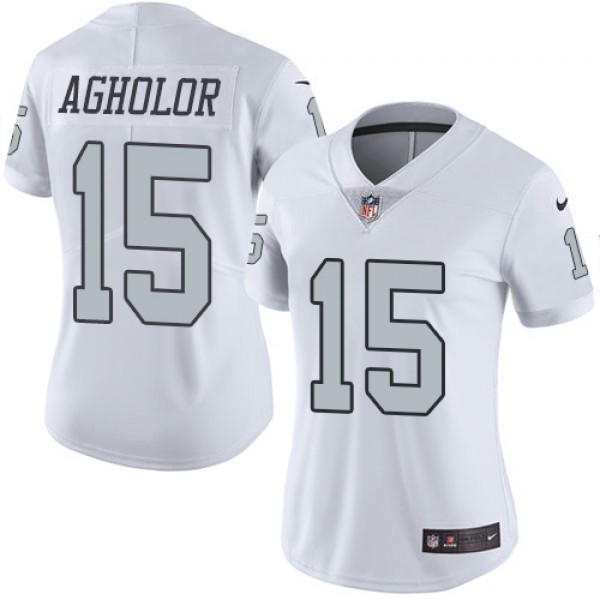 Nike Las Vegas Raiders #15 Nelson Agholor White Wo...