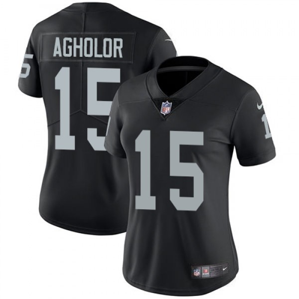 Nike Las Vegas Raiders #15 Nelson Agholor Black Te...