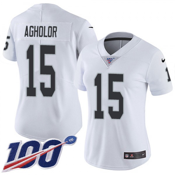 Nike Las Vegas Raiders #15 Nelson Agholor White Wo...