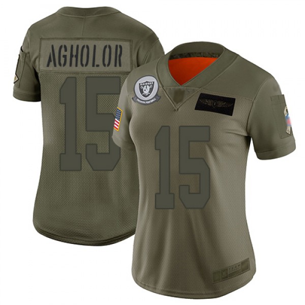 Nike Las Vegas Raiders #15 Nelson Agholor Camo Wom...