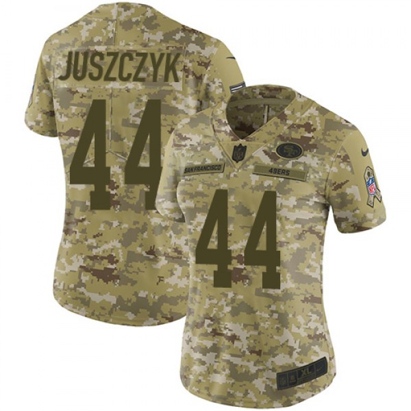Nike San Francisco 49ers #44 Kyle Juszczyk Camo Wo...