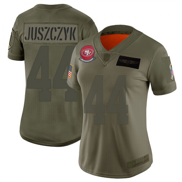 Nike San Francisco 49ers #44 Kyle Juszczyk Camo Wo...