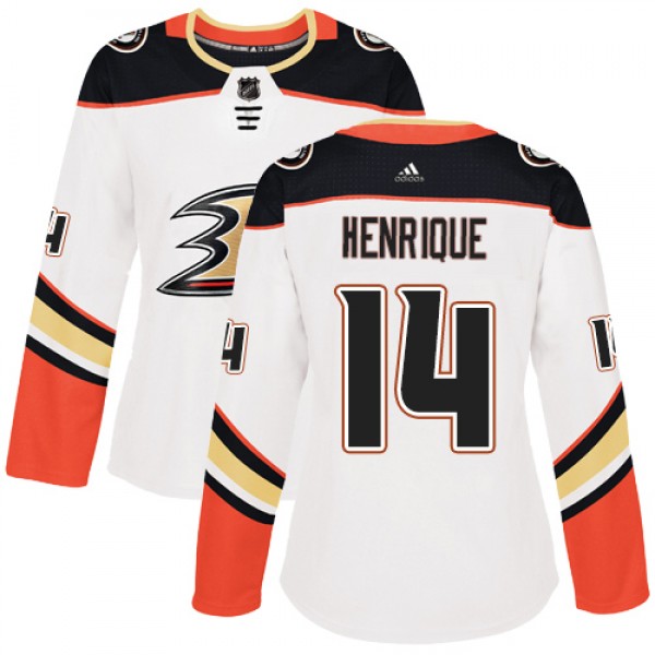 Adidas Anaheim Ducks #14 Adam Henrique White Road ...