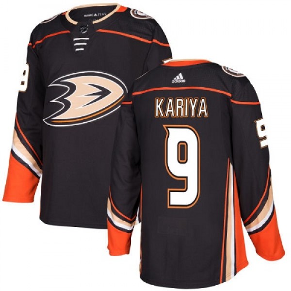 Adidas Anaheim Ducks #9 Paul Kariya Black Home Aut...