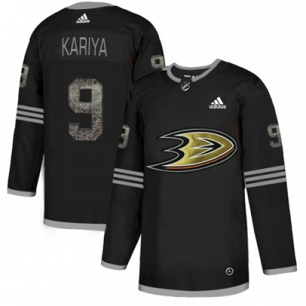 Adidas Anaheim Ducks #9 Paul Kariya Black Authenti...