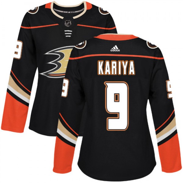 Adidas Anaheim Ducks #9 Paul Kariya Black Home Aut...
