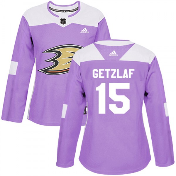 Adidas Anaheim Ducks #15 Ryan Getzlaf Purple Authe...