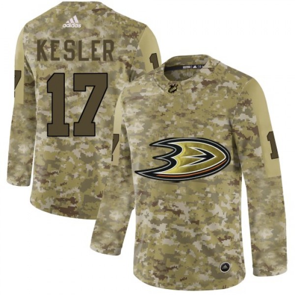 Adidas Anaheim Ducks #17 Ryan Kesler Camo Authenti...