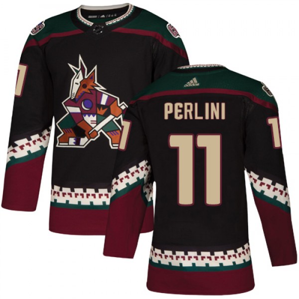 Adidas Arizona Coyotes #11 Brendan Perlini Black A...