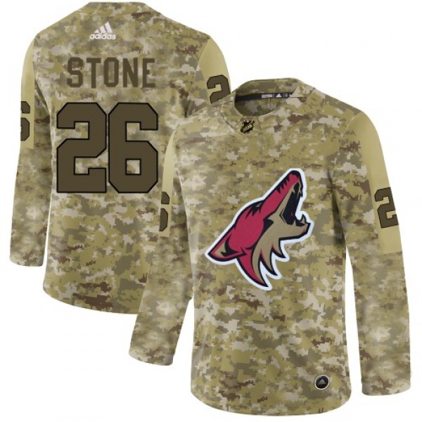 Adidas Arizona Coyotes #26 Michael Stone Camo Auth...