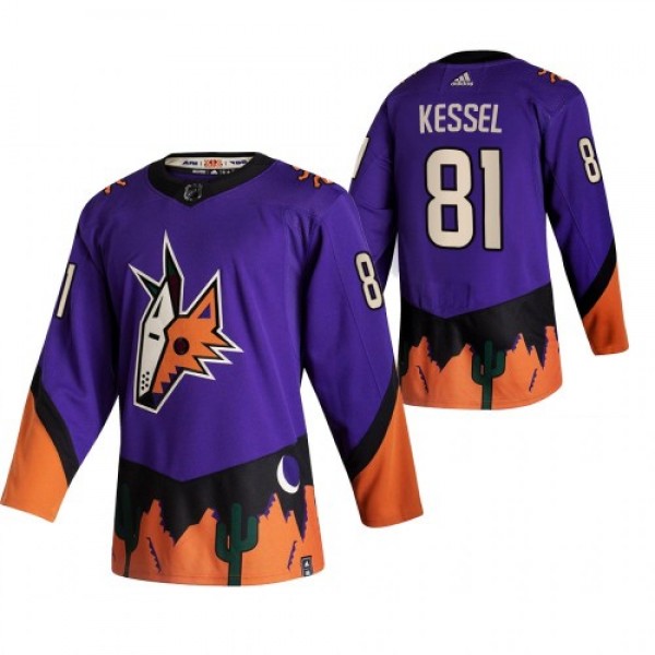 Arizona Arizona Coyotes #81 Phil Kessel Purple Men...