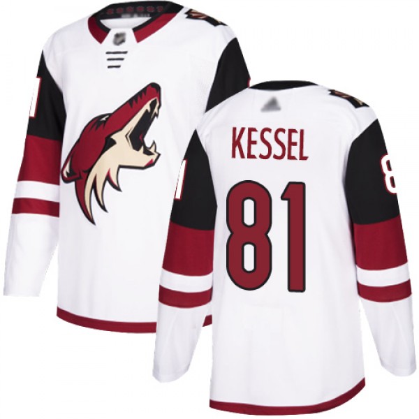Adidas Arizona Coyotes #81 Phil Kessel White Road ...