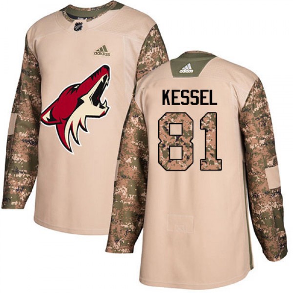 Adidas Arizona Coyotes #81 Phil Kessel Camo Authen...