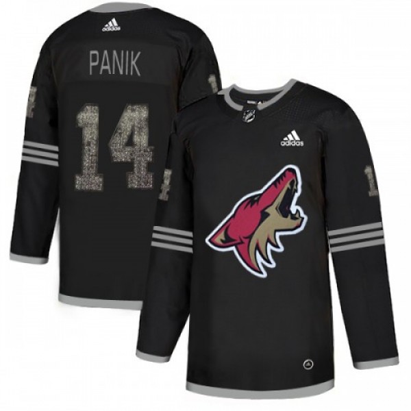 Adidas Arizona Coyotes #14 Richard Panik Black Aut...
