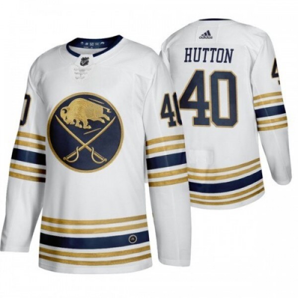 Buffalo Buffalo Sabres #40 Carter Hutton White 50t...