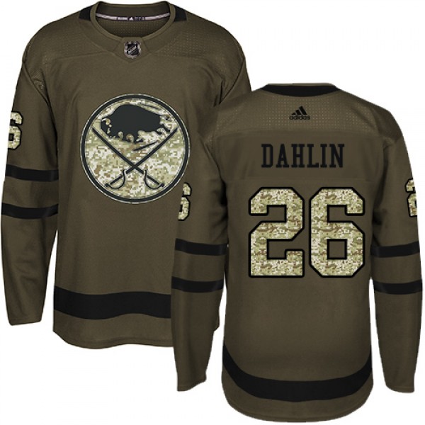 Adidas Buffalo Sabres #26 Rasmus Dahlin Green Salu...