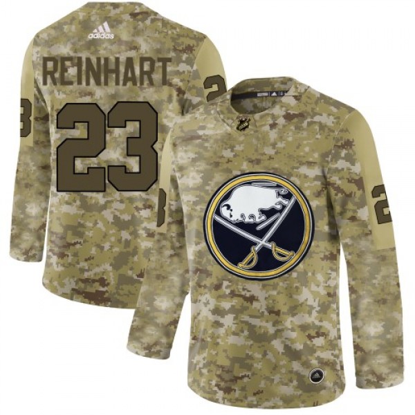 Adidas Buffalo Sabres #23 Sam Reinhart Camo Authen...