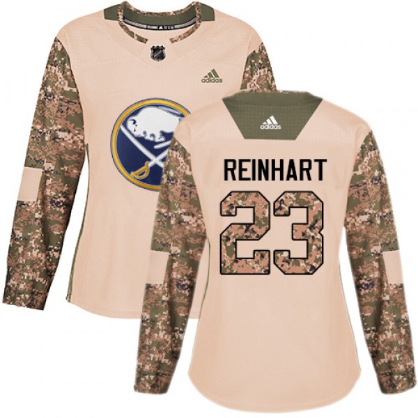 Adidas Buffalo Sabres #23 Sam Reinhart Camo Authen...