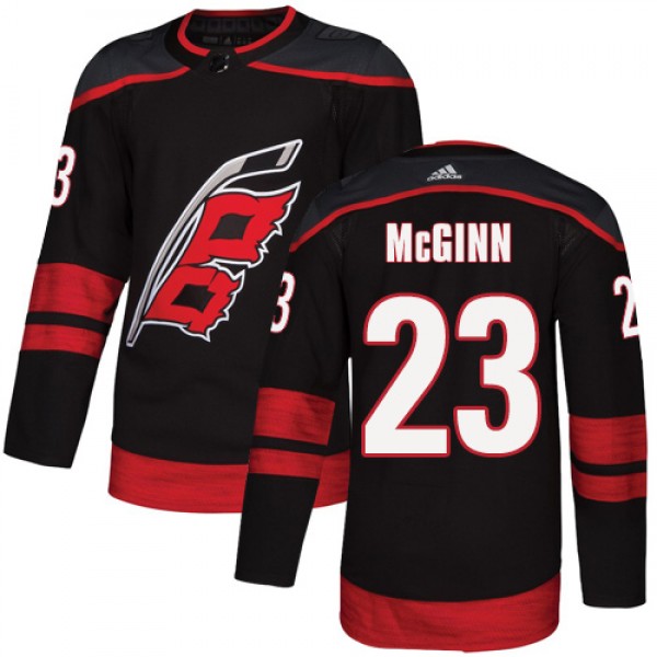 Adidas Carolina Hurricanes #23 Brock McGinn Black ...